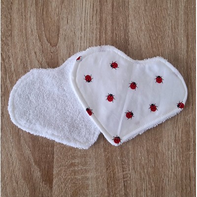 Lingette en forme de coeur