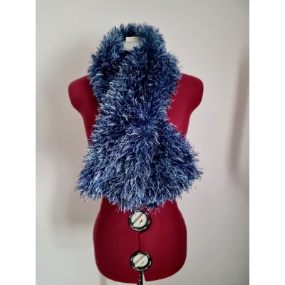 Echarpe Maritza bleue