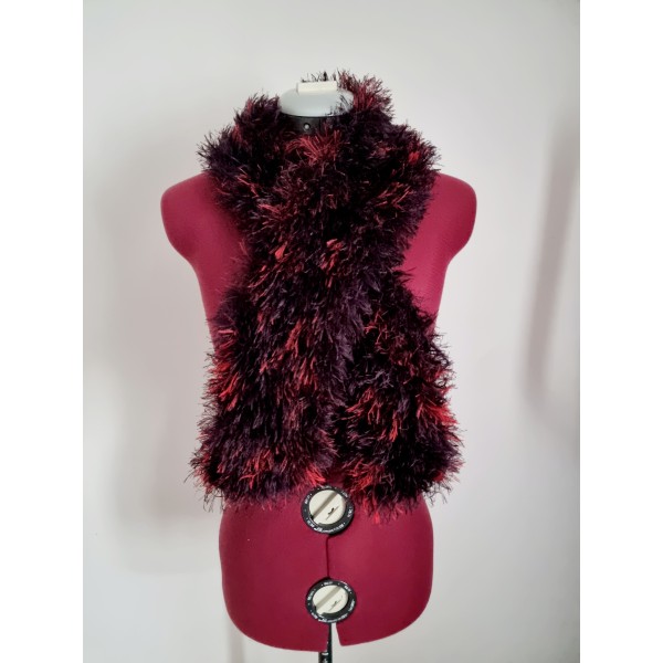 Echarpe Maritza rouge