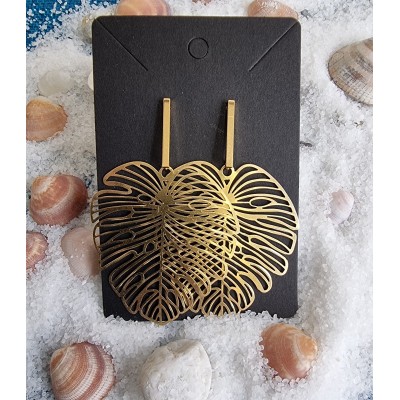 Boucle d'oreille Foglia d'oru
