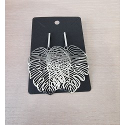 Boucle d'oreille Foglia d'argentu