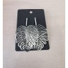 Boucle d'oreille Foglia d'argentu