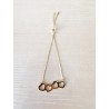 Bracelet 4 coeurs