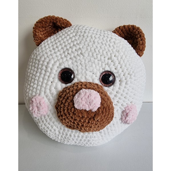 Oreiller nounours fait main
