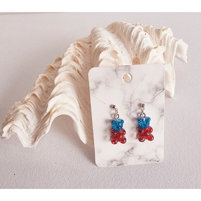 Boucles d'oreille petit ourson pailleté
