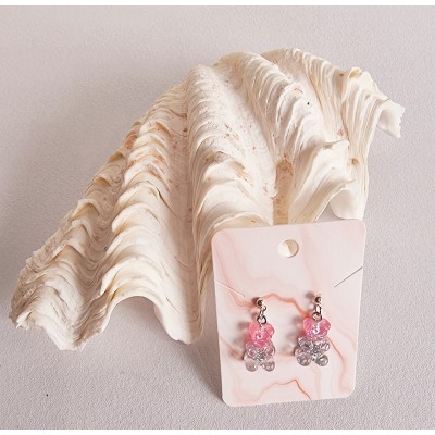 Boucles d'oreille petit ourson pailleté