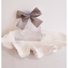 Sachet en organza noeud