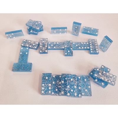 Jeu domino en résine