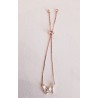Bracelet Farfalla chaine or rose