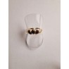Bague pierre noire