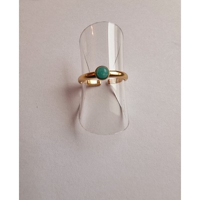 Bague pierre verte