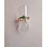 Bague pierre verte