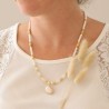 Collier le trésor de Lava pierre de lune