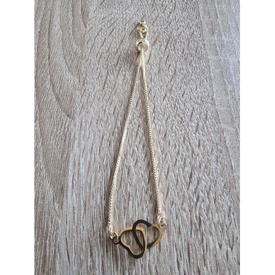 Bracelet Double coeur