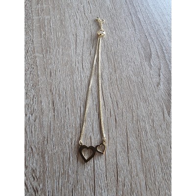 Bracelet 2 coeurs